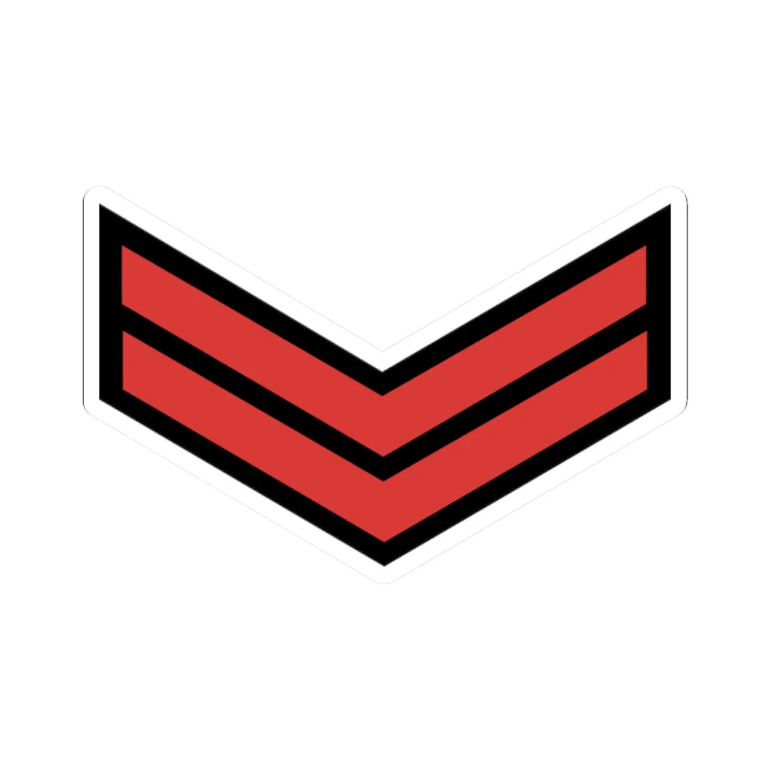 Army TUR OR 05 (Turkey) (Military Rank) STICKER Vinyl Kiss-Cut Decal 2 Inch White - The Sticker Space
