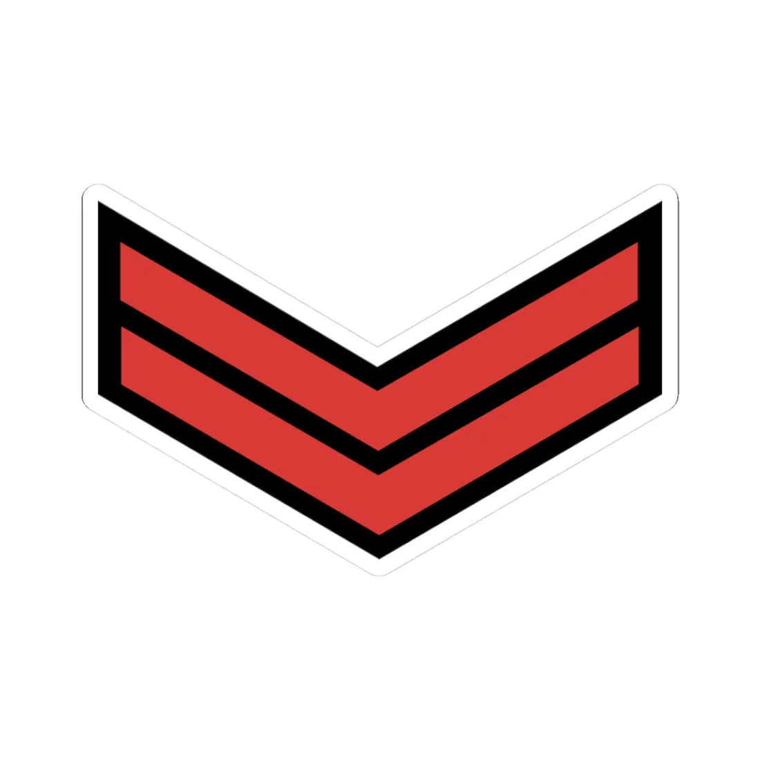 Army TUR OR 05 (Turkey) (Military Rank) STICKER Vinyl Kiss-Cut Decal 3 Inch White - The Sticker Space