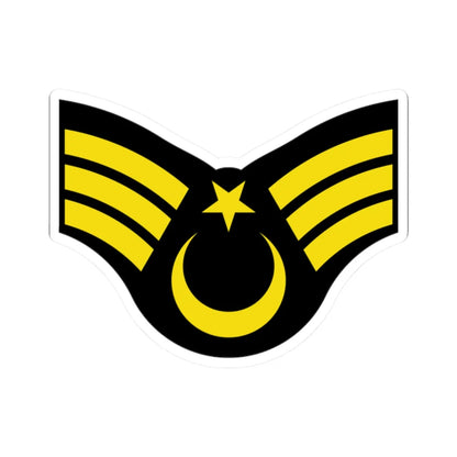 Army TUR OR 06a (Turkey) (Military Rank) STICKER Vinyl Kiss-Cut Decal 2 Inch White - The Sticker Space