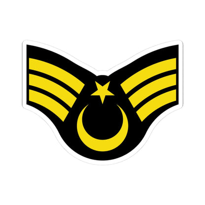 Army TUR OR 06a (Turkey) (Military Rank) STICKER Vinyl Kiss-Cut Decal 3 Inch White - The Sticker Space