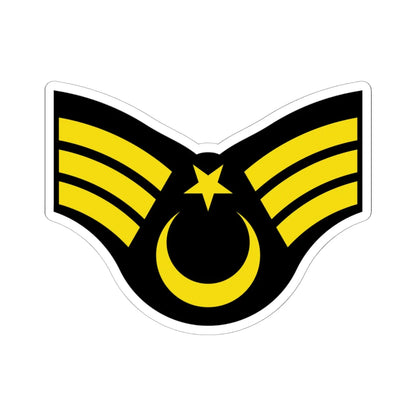 Army TUR OR 06a (Turkey) (Military Rank) STICKER Vinyl Kiss-Cut Decal 6 Inch White - The Sticker Space