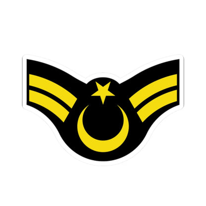 Army TUR OR 06b (Turkey) (Military Rank) STICKER Vinyl Kiss-Cut Decal 2 Inch White - The Sticker Space
