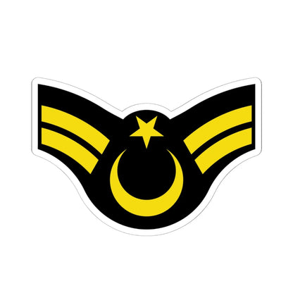 Army TUR OR 06b (Turkey) (Military Rank) STICKER Vinyl Kiss-Cut Decal 6 Inch White - The Sticker Space