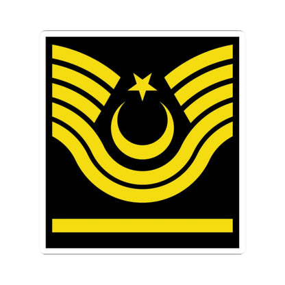Army TUR OR 07 2 (Turkey) (Military Rank) STICKER Vinyl Kiss-Cut Decal 2 Inch White - The Sticker Space