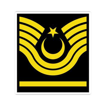 Army TUR OR 07 2 (Turkey) (Military Rank) STICKER Vinyl Kiss-Cut Decal 3 Inch White - The Sticker Space