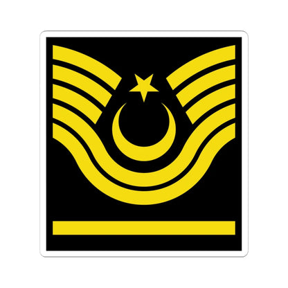 Army TUR OR 07 2 (Turkey) (Military Rank) STICKER Vinyl Kiss-Cut Decal 6 Inch White - The Sticker Space