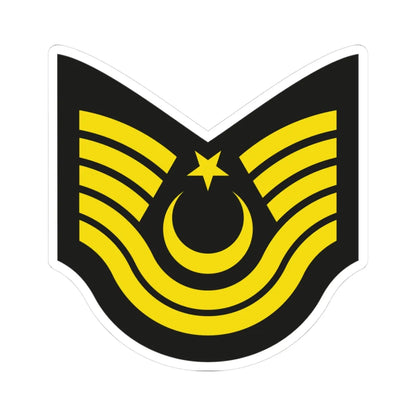 Army TUR OR 07 (Turkey) (Military Rank) STICKER Vinyl Kiss-Cut Decal 3 Inch White - The Sticker Space