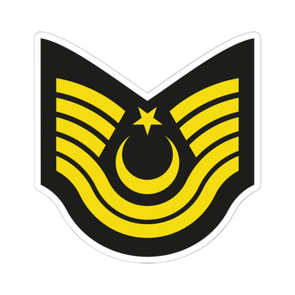 Army TUR OR 07 (Turkey) (Military Rank) STICKER Vinyl Kiss-Cut Decal 6 Inch White - The Sticker Space