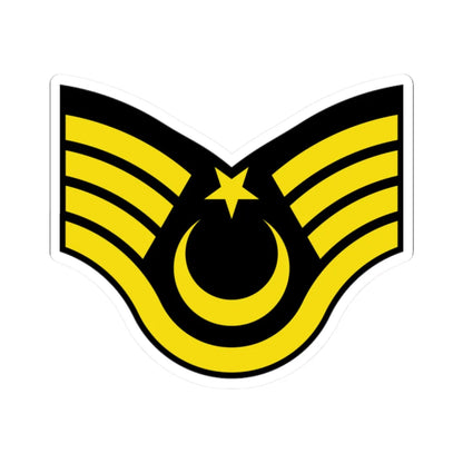 Army TUR OR 07a (Turkey) (Military Rank) STICKER Vinyl Kiss-Cut Decal 2 Inch White - The Sticker Space