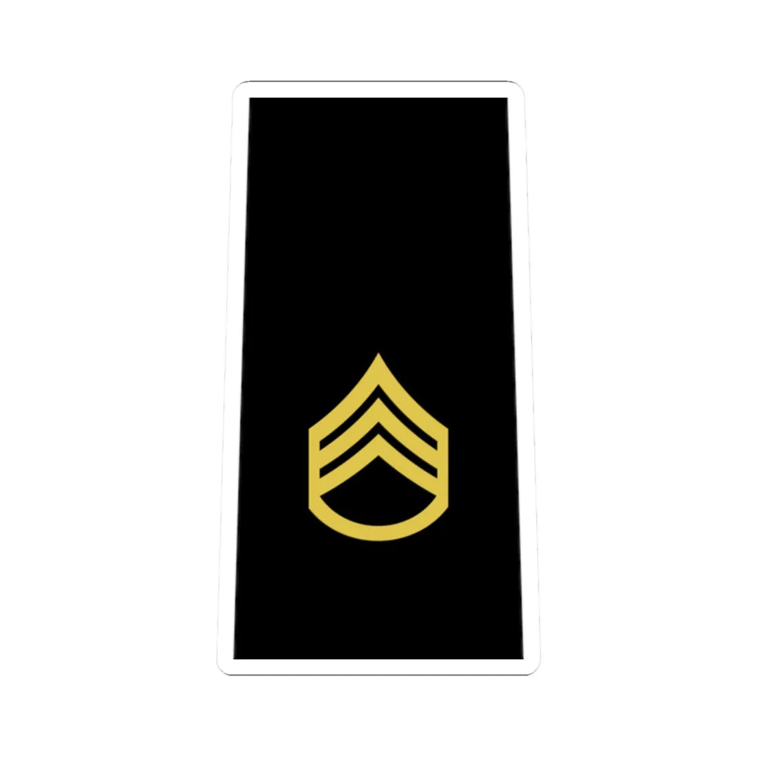 Army US OR 06 (United States) (Military Rank) STICKER Vinyl Kiss-Cut Decal 2 Inch White - The Sticker Space