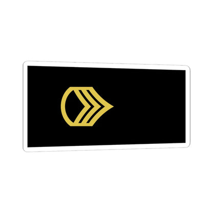 Army U.S. OR 06 (United States) (Military Rank) STICKER Vinyl Kiss-Cut Decal 6 Inch White - The Sticker Space