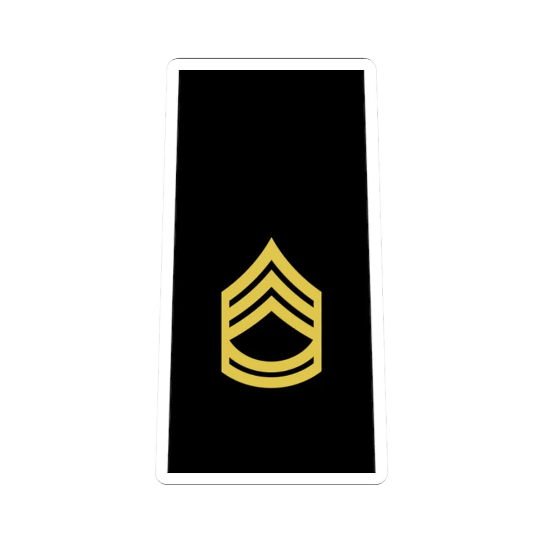 Army US OR 07 (United States) (Military Rank) STICKER Vinyl Kiss-Cut Decal 2 Inch White - The Sticker Space
