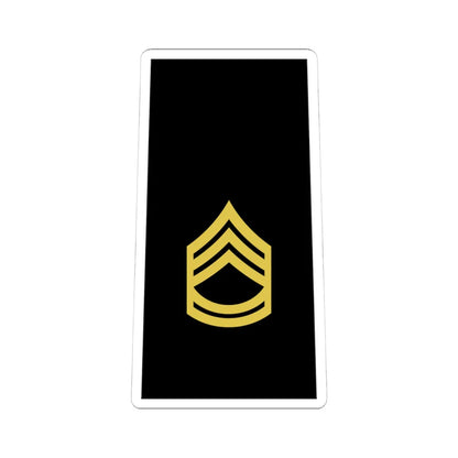 Army US OR 07 (United States) (Military Rank) STICKER Vinyl Kiss-Cut Decal 4 Inch White - The Sticker Space