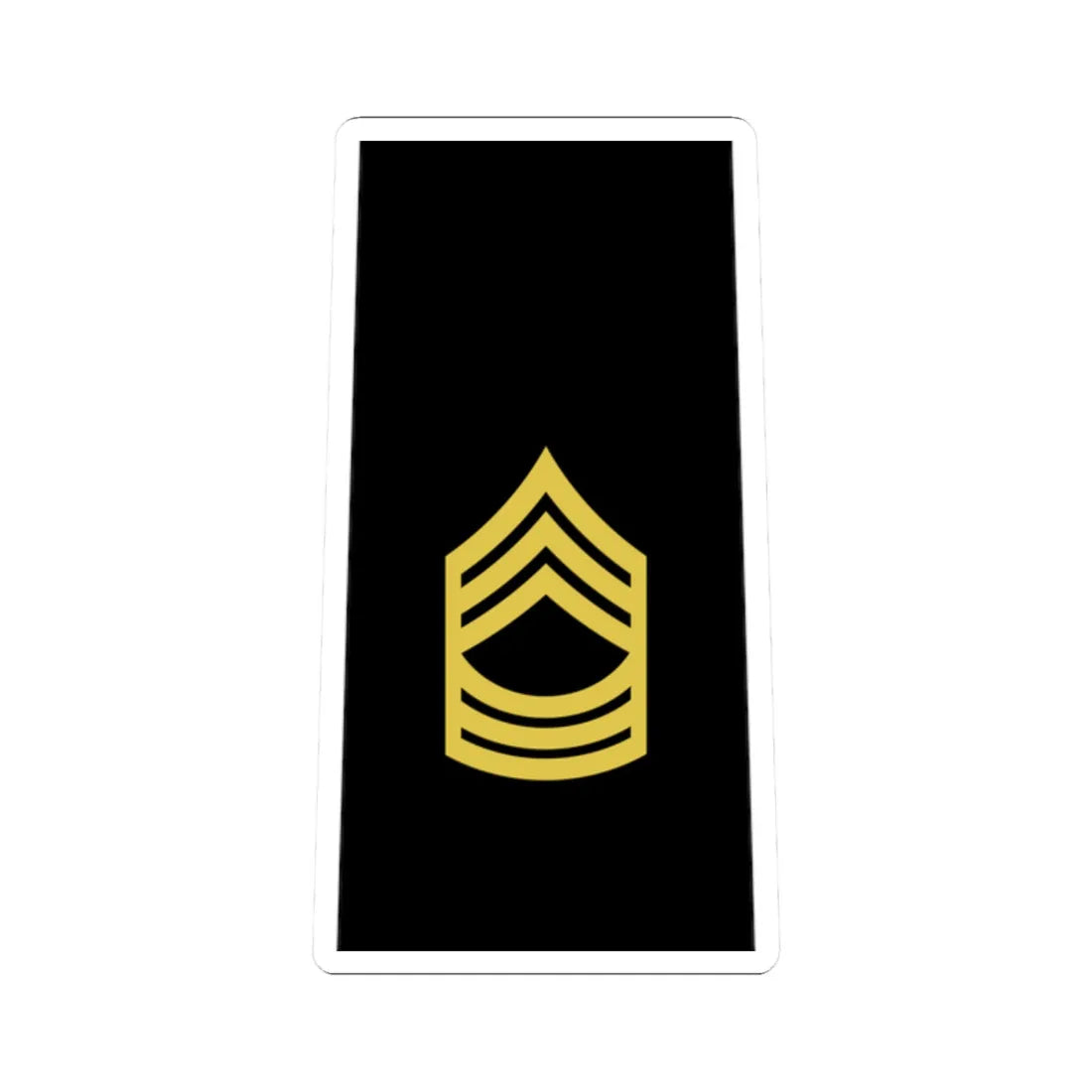 Army US OR 08b (United States) (Military Rank) STICKER Vinyl Kiss-Cut Decal 2 Inch White - The Sticker Space