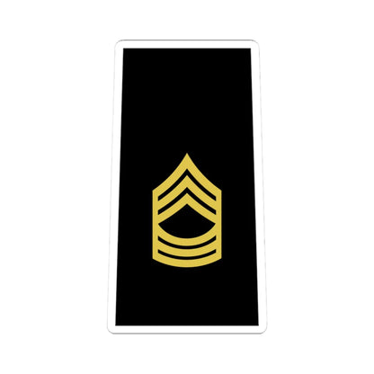 Army US OR 08b (United States) (Military Rank) STICKER Vinyl Kiss-Cut Decal 3 Inch White - The Sticker Space