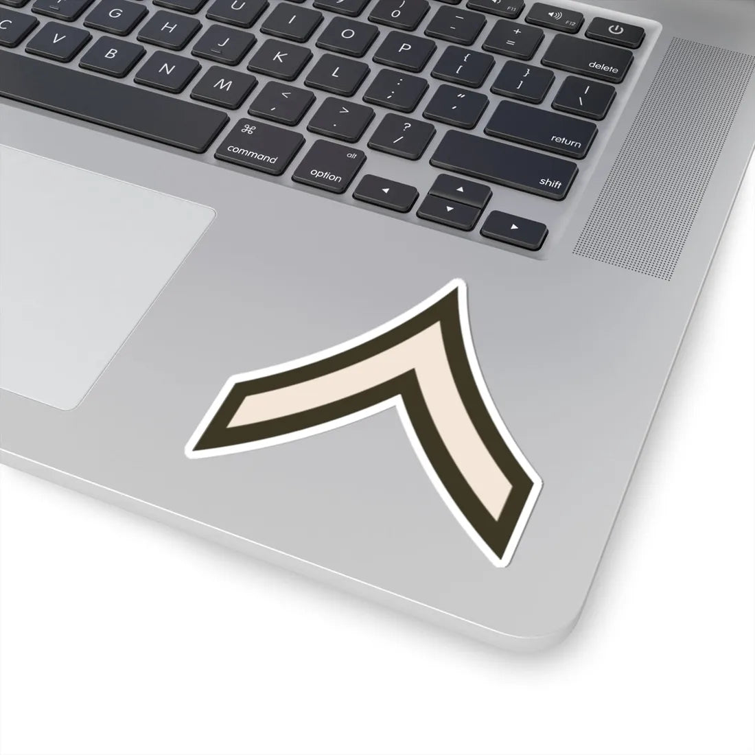 Army USA OR 02 Army greens (United States) (Military Rank) STICKER Vinyl Kiss-Cut Decal - The Sticker Space