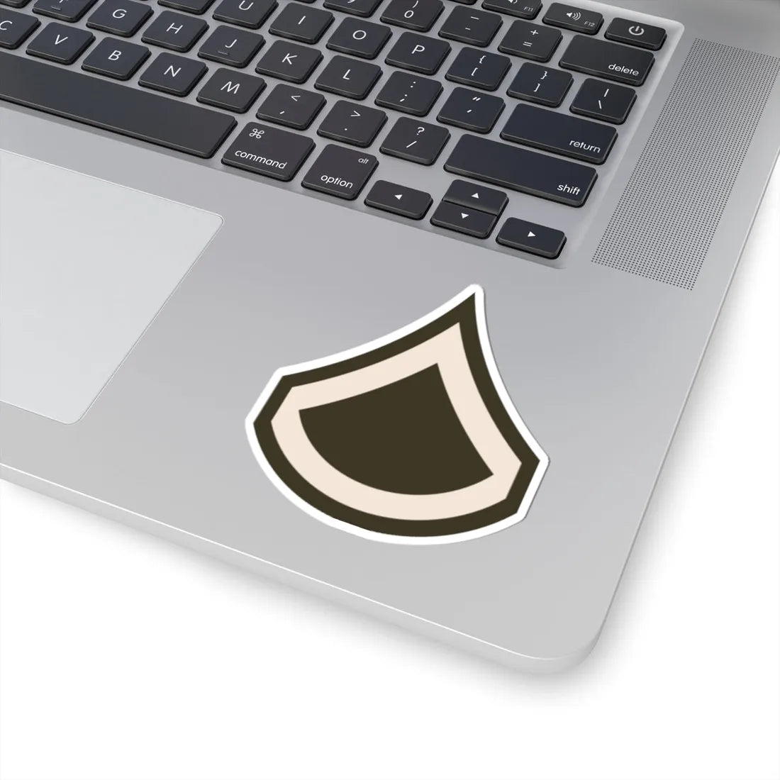 Army USA OR 03 Army greens (United States) (Military Rank) STICKER Vinyl Kiss-Cut Decal - The Sticker Space