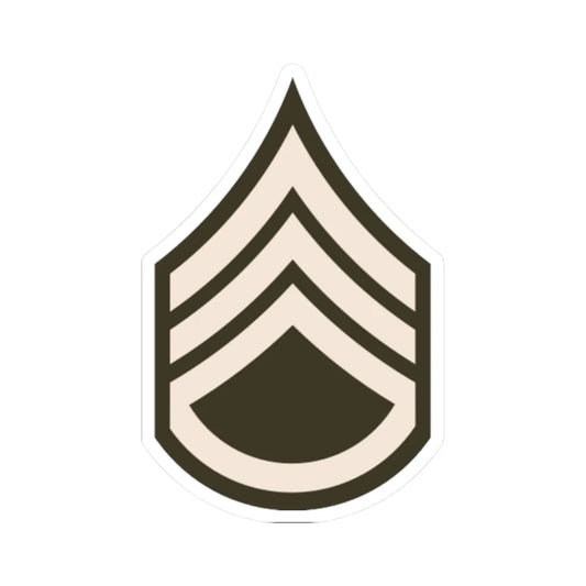 Army USA OR 06 Army greens (United States) (Military Rank) STICKER Vinyl Kiss-Cut Decal 2 Inch White - The Sticker Space