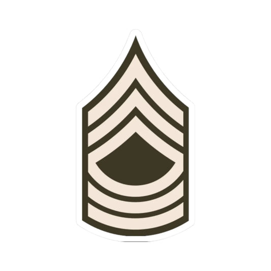 Army USA OR 08b Army greens (United States) (Military Rank) STICKER Vinyl Kiss-Cut Decal 2 Inch White - The Sticker Space