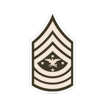 Army USA OR 09 SEAC Army greens (United States) (Military Rank) STICKER Vinyl Kiss-Cut Decal 6 Inch White - The Sticker Space