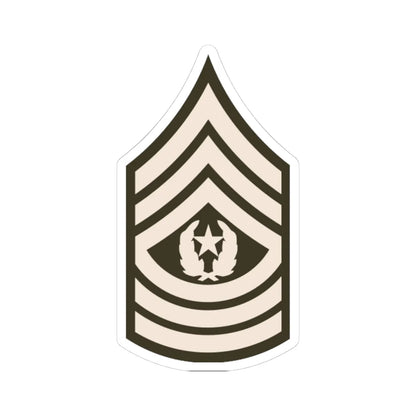 Army USA OR 09b Army greens (United States) (Military Rank) STICKER Vinyl Kiss-Cut Decal 4 Inch White - The Sticker Space