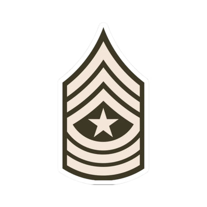 Army USA OR 09c Army greens (United States) (Military Rank) STICKER Vinyl Kiss-Cut Decal 2 Inch White - The Sticker Space