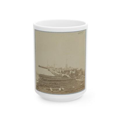 Army Wharf (U.S. Civil War) White Coffee Mug-15oz-The Sticker Space