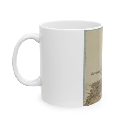 Army Wharf (U.S. Civil War) White Coffee Mug-The Sticker Space