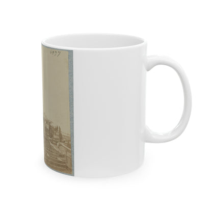 Army Wharf (U.S. Civil War) White Coffee Mug-The Sticker Space