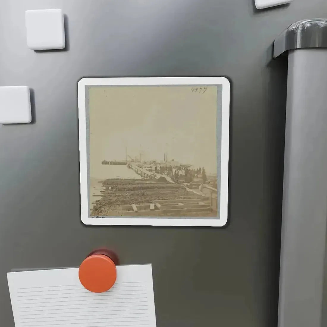 Army Wharf (U.S. Civil War) Refrigerator Magnet - The Sticker Space