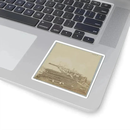 Army Wharf (U.S. Civil War) STICKER Vinyl Kiss-Cut Decal - The Sticker Space