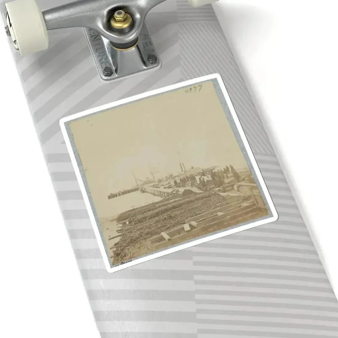 Army Wharf (U.S. Civil War) STICKER Vinyl Kiss-Cut Decal - The Sticker Space