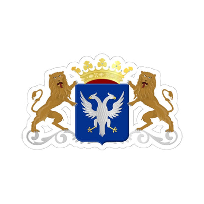 Arnhem wapen HRvA (Netherlands) (Coat of Arms) STICKER Vinyl Kiss-Cut Decal 6 Inch White - The Sticker Space