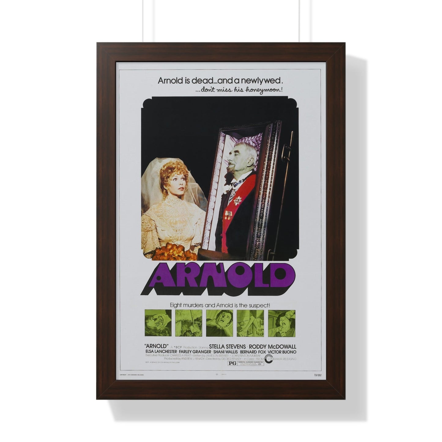 ARNOLD 1973 - Framed Movie Poster-16″ x 24″-The Sticker Space