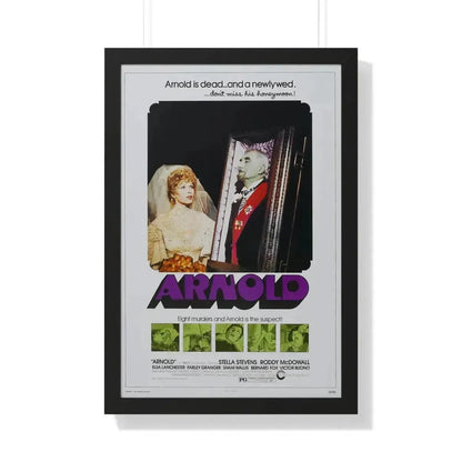 ARNOLD 1973 - Framed Movie Poster 20" x 30" Black - The Sticker Space