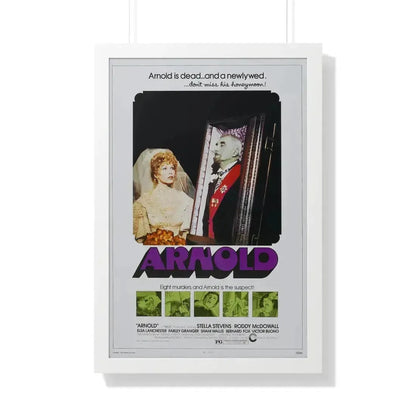 ARNOLD 1973 - Framed Movie Poster 20" x 30" White - The Sticker Space