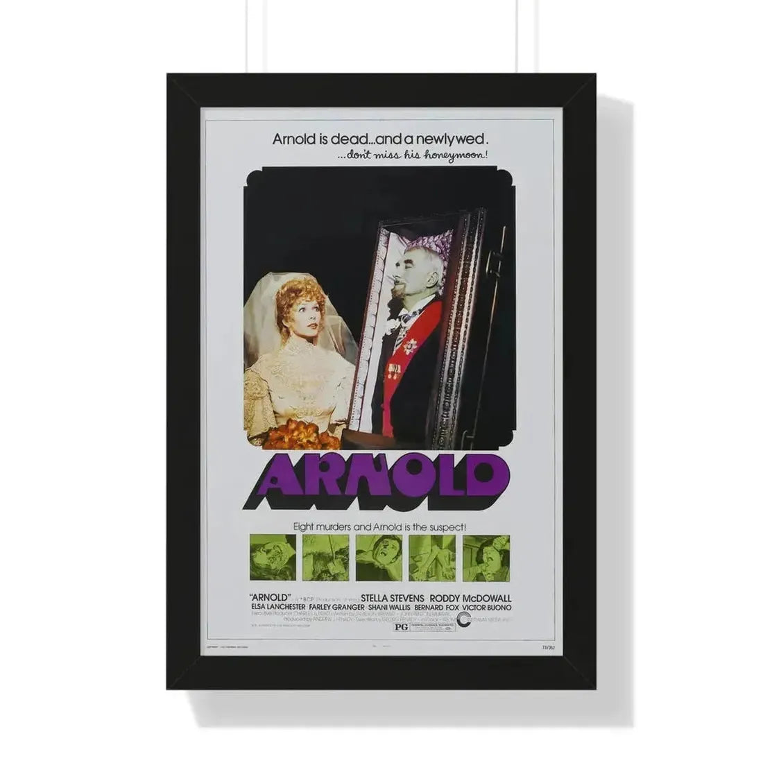 ARNOLD 1973 - Framed Movie Poster - The Sticker Space