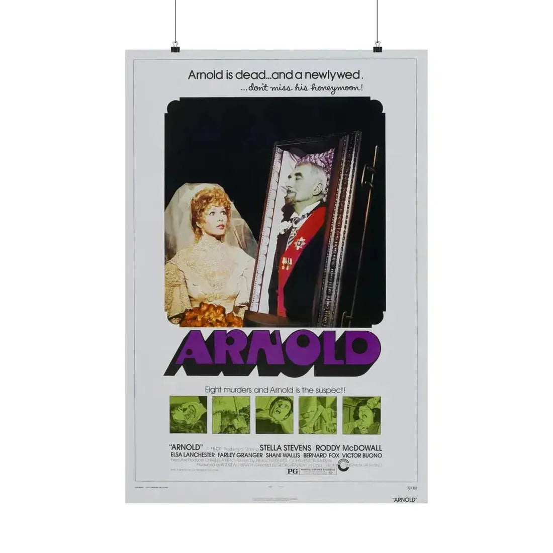 ARNOLD 1973 - Paper Movie Poster - The Sticker Space