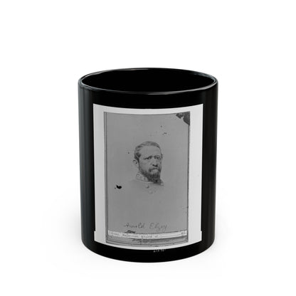 Arnold Elzey (U.S. Civil War) Black Coffee Mug-11oz-The Sticker Space