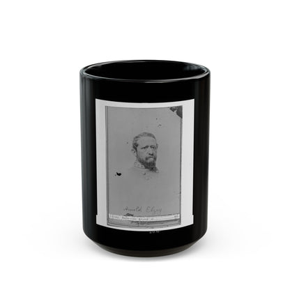 Arnold Elzey (U.S. Civil War) Black Coffee Mug-15oz-The Sticker Space