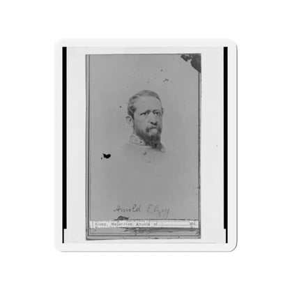 Arnold Elzey (U.S. Civil War) Refrigerator Magnet 2" x 2" Die-Cut 1 pc - The Sticker Space