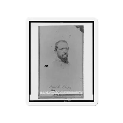 Arnold Elzey (U.S. Civil War) Refrigerator Magnet 4" x 4" Die-Cut 1 pc - The Sticker Space