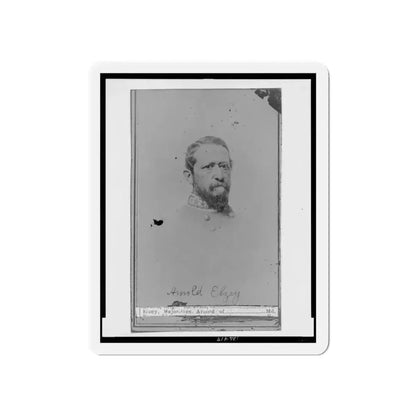 Arnold Elzey (U.S. Civil War) Refrigerator Magnet 5" x 5" Die-Cut 1 pc - The Sticker Space