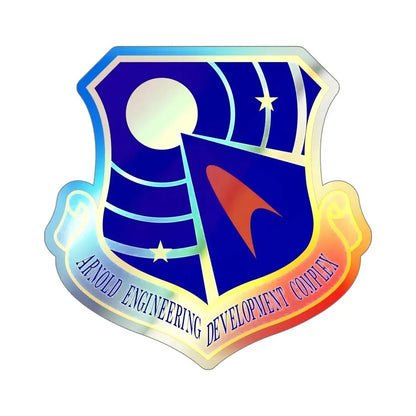Arnold Engineering Development Complex (U.S. Air Force) Holographic STICKER Die-Cut Vinyl Decal 5 Inch Holographic - The Sticker Space