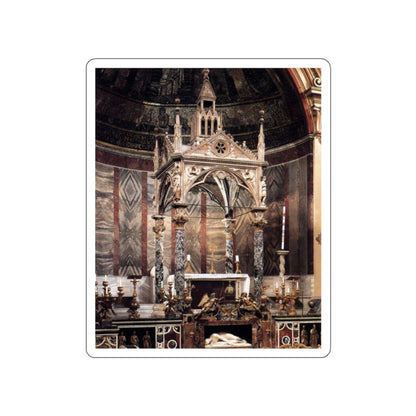 ARNOLFO di Cambio - Tabernacle (Artwork) STICKER Vinyl Die-Cut Decal-White-Die-Cut-2 Inch-The Sticker Space