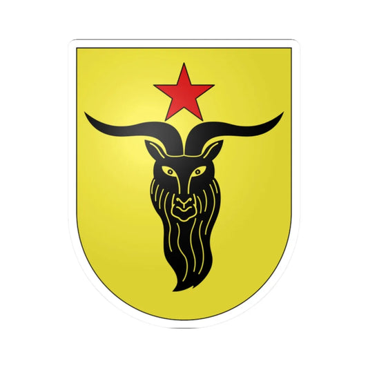 Arogno-coat of arms (Switzerland) (Coat of Arms) STICKER Vinyl Kiss-Cut Decal 2 Inch White - The Sticker Space