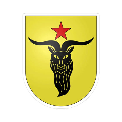Arogno-coat of arms (Switzerland) (Coat of Arms) STICKER Vinyl Kiss-Cut Decal 3 Inch White - The Sticker Space