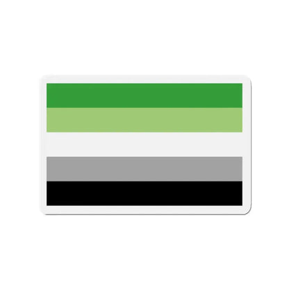 Aromantic Pride Flag - Refrigerator Magnet 2 Inch - The Sticker Space