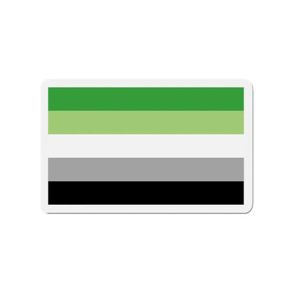Aromantic Pride Flag - Refrigerator Magnet 3 Inch - The Sticker Space