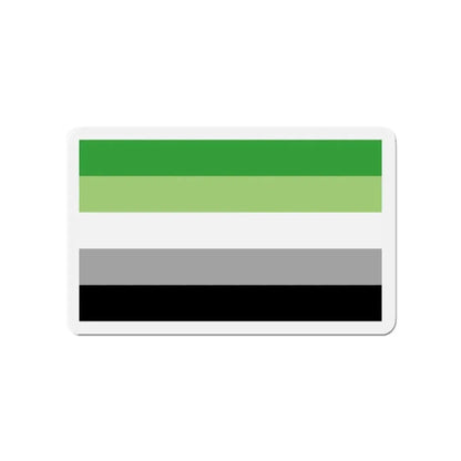 Aromantic Pride Flag - Refrigerator Magnet 4 Inch - The Sticker Space